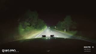 STEDI Quad Pro LED Spot Lights  Driving Footage [upl. by Rosenkranz30]