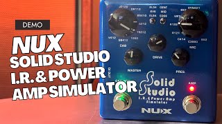 Nux Solid Studio IR amp power amp simulator pedal [upl. by Parry]