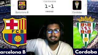 Barcelona B VS Cordoba FC Live Stream SPAIN PRIMERA RFEF FOOTBALL Match Highlights PLSS 266 [upl. by Eada]