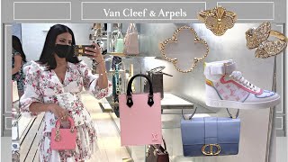 Picking My New Van Cleef amp Luxury Shopping at Louis Vuitton Dior amp Bottega [upl. by Dannon3]