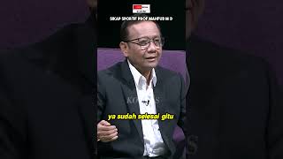 Sikap Sportif Prof Mahfud M D podcast mahfudmd pemilu hukum politik demokrasi viralvideo [upl. by Meta257]