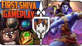 SHIVA GAMEPLAY FIRST LOOKS STRONGEST SMITE ULTIMATE IN YEARS [upl. by Aihsem]