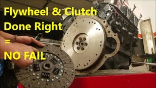 Installing a New Clutch amp Flywheel  How To Demonstration Walk Through [upl. by Medora]