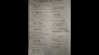 Newtons laws of motion class 11 all formulas [upl. by Aundrea]