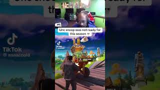 Not again snoop😭 fortnite gaming fortniteclips funny snoopdogg fy fypシ゚ shorts short meme [upl. by Merrielle]