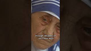 Mother Teresa A Life of Compassion in 1 Minute history motivation biography [upl. by Anaidni]