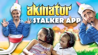 Akinator Knows Everything STALKER APP COMES TO LIFE Creepy GURU Fun FGTEEV GAMEPLAY  SKIT [upl. by Bruis]