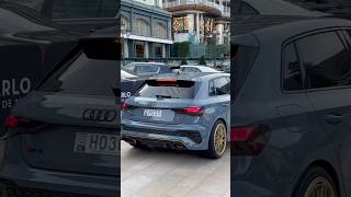 Donze093 with his RS3 rs3 rs audi carlover monaco carlifestyle [upl. by Els996]