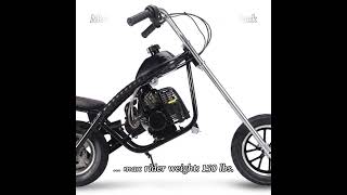 MotoTec 49cc Gas Mini Chopper Black [upl. by Salakcin]