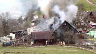 Bauernhof in Batschuns niedergebrannt II [upl. by Oliric639]