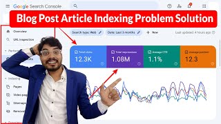 Blog Post Article Indexing Problem Solution  How to fix Blog Article indexing Problems in Hindi [upl. by Rayburn]