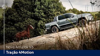 Nova Amarok V6  Tração4Motion  VWBrasil [upl. by Abbub]