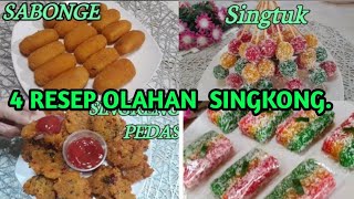 4 RESEP CEMILAN  IDE JUALAN YANG BERBAHAN DASAR DARI SINGKONG DI JAMIN LARIS MANIS [upl. by Lise]