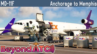 TFDi Design MD11 Anchorage to Memphis [upl. by Nyrehtac]