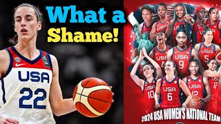 USA Women Basketball Boycott  The Paris Olympics Game with the Least Attendance [upl. by Aridatha]