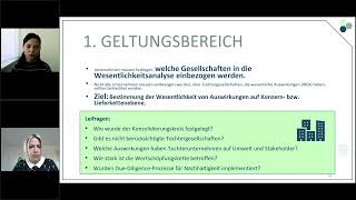 WKOÖ  Kostenlose Webinar Reihe Berichtspflichten in Sachen Nachhaltigkeit [upl. by Boar]