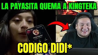 LA PAYASITA QUEMA A KINGTEKA😲GORDO VIOLIN🤣TERRIBLE LO QUE PASARA🔥🔥 [upl. by Saitam256]