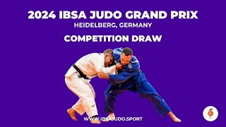 IBSA Judo Grand Prix Heidelberg GER 2024  DRAW [upl. by Airun596]