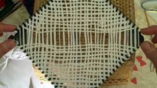 Bias Weaving on the Potholder Loom by Noreen CroneFindlay cAVI [upl. by Daryl875]