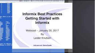 Best Practices for Getting Started with Informix [upl. by Siuqram]