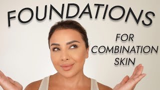 THE ULTIMATE GUIDE TO FOUNDATION FOR COMBINATION SKIN  NINA UBHI [upl. by Anelys]