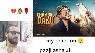 Chambal De Daku reaction 😲👰 Jazzy B  Punjabi Songsagarg285 [upl. by Artim]