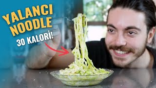 Bu Makarnanın 1 Tabağı 30 Kalori  Yalancı Noodle Tarifi Zoodles [upl. by Nhguaved649]