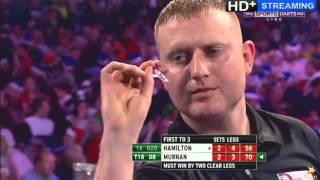 WILLIAM HILL WORLD DARTS CHAMPIONSHIP 2016 Andy Hamilton v Joe Murnan PART 6 [upl. by Bernt]