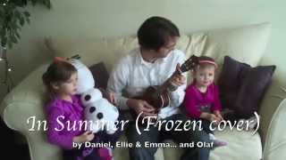 In Summer Olafs song frozen cover on ukelele [upl. by Ecyac]