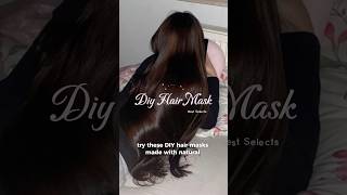 DIY Natural Hair Masks for Shiny Glossy Hair at Home [upl. by Eitirahc914]