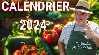 Calendrier des semis et des plantations pour 2024 [upl. by Eirrol]