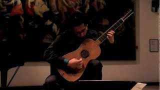 Sabionari Stradivarius guitar Concert in Cremona  De Visèe Suite in G major 1682 [upl. by Eylrahc376]