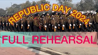 Republic day prade 2024 full Rehearsal [upl. by Eilesor]