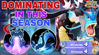 GYARADOS Is Absolutely Dominating This Season  Dragon Breath  Bounce  Pokemon Unite [upl. by Socram266]