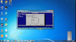 How to save qbasic program as a text file and copy in MS word [upl. by Nahor]