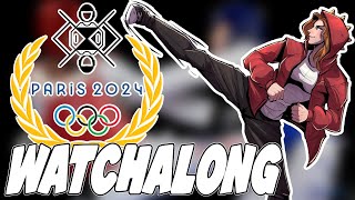 【Taekwondo Paris 24 Watchalong】Red Belt watches Olympic Taekwondo LETS GOOOOO [upl. by Maroney]