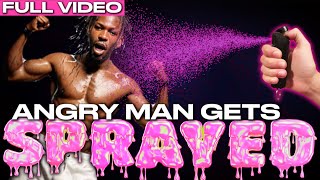 ANGRY man gets HOSED down with PEPPER SPRAY in SERIOUS WAY [upl. by Norag]