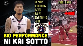 BREAKOUT GAME ni Kai Sotto TINULUNGANG MANALO ang Yokohama kontra Chiba Jets in OT [upl. by Lekkim525]