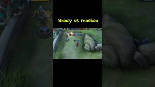 BRODY VS MOSKOV 💀 mlbb mobilelegends shorts gaming [upl. by Mera671]