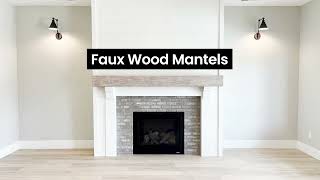 How To Install Faux Wood Mantels by Ekena Millwork [upl. by Retniw]