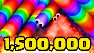 SLITHERIO 1500000 WORLD RECORD SPECIAL Slitherio Team Gameplay [upl. by Clement]