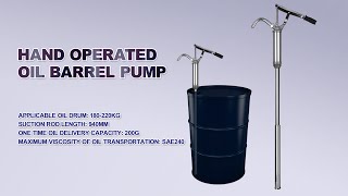 AA4C Oil Barrel Pump Hand Operated greaes oil pump [upl. by Gavini]