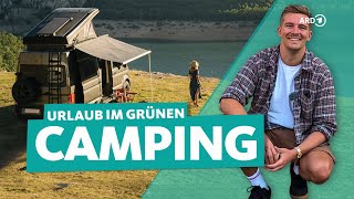 Camping Urlaub mit Wohnwagen Wohnmobil und LuxusGlamping am Strand  ARD Reisen [upl. by Yrreb]