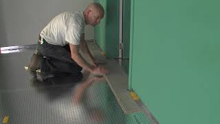 Balterio Laminate Flooring Installation Video in a Doorway [upl. by Suilmann]