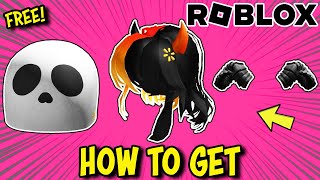 FREE ITEMS How To Get HALLOWEEEN HORNS DUAL TONED NIGHTMARE HAIR amp GHOST BUUZ CUT on Roblox [upl. by Atnad586]