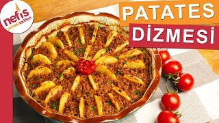 Fırında Kıymalı Patates Dizmesi  Çok Pratik Fırın Yemeği [upl. by Goulder]