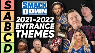 TIER LIST WWE SmackDown Entrance Themes 20212022 [upl. by Ennayar294]