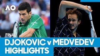 Novak Djokovic vs Daniil Medvedev Match Highlights F  Australian Open 2021 [upl. by Hurd]