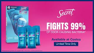 Secret Outlast  for 72HRs of odor protection [upl. by Kant]