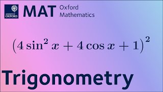 Trigonometry  MAT livestream 2024 [upl. by Gregorius]